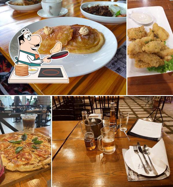 Fluffy pancakes — all-day breakfast at Lola's Plates and Pours